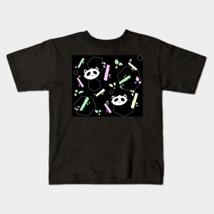 Night pandas Kids T-Shirt